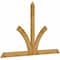 Ekena Millwork Richland Rough Sawn Timber Gable Bracket, Western Red Cedar, 108"W x 68"H x 2"D x 6"F, 15/12 Pitch GBW108X68X0206RIC00RWR - alternate 5